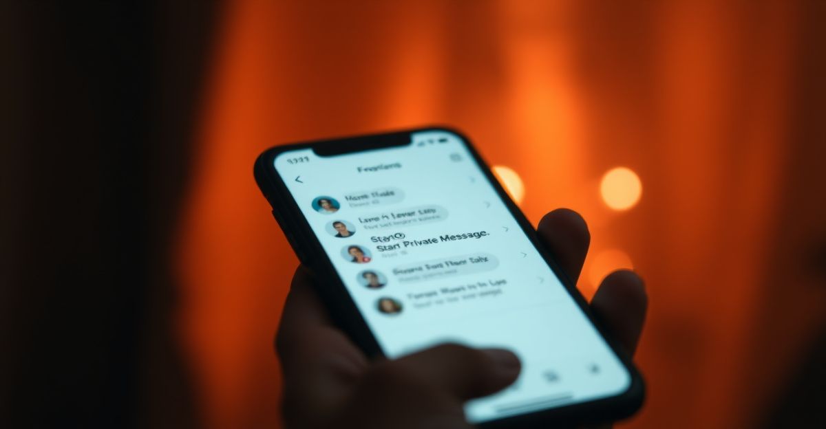 O que são as mensagens privadas no Flirtify